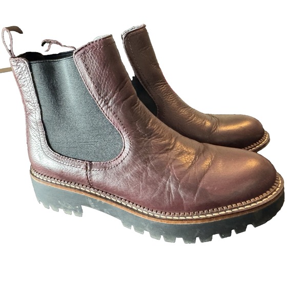 CASLON Miller Lea Water Resistant Chelsea‎ Boot Utilitarian Grunge Boho 6 - Picture 1 of 7